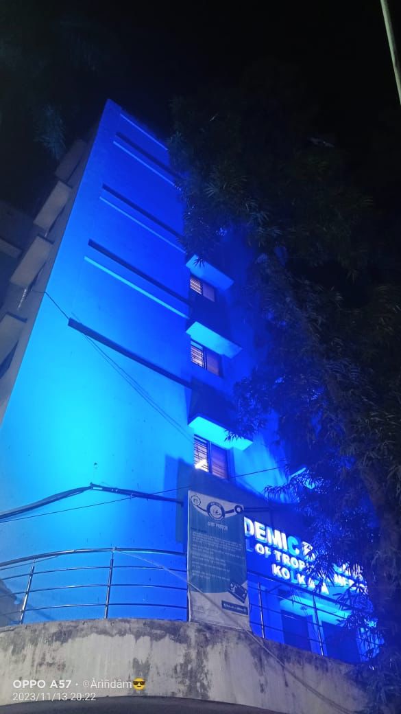 Lamp Lighting on the occasion of World Diabetes Day 2023 at School of Tropical Medicine, Kolkata