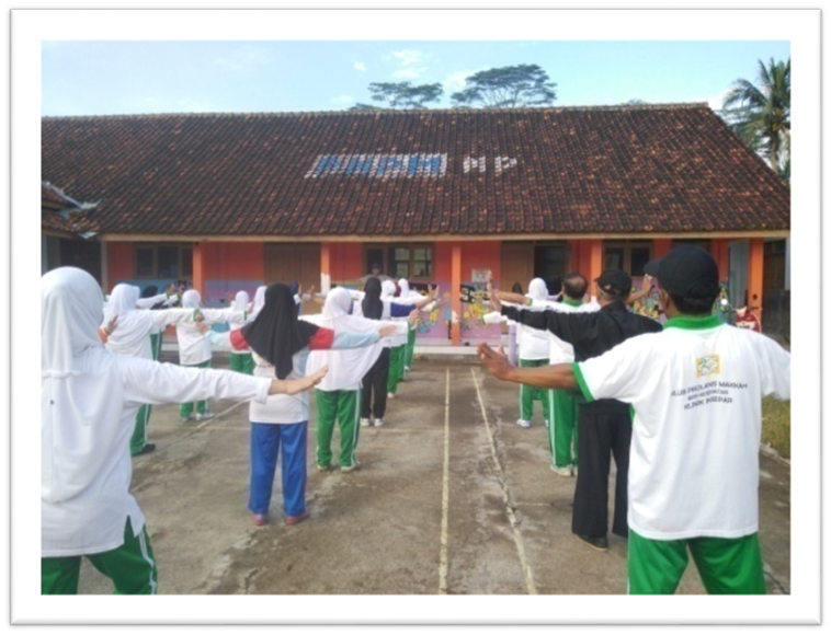 EXERCISE WITH DIABETES GROUP IN RURAL VILLAGE