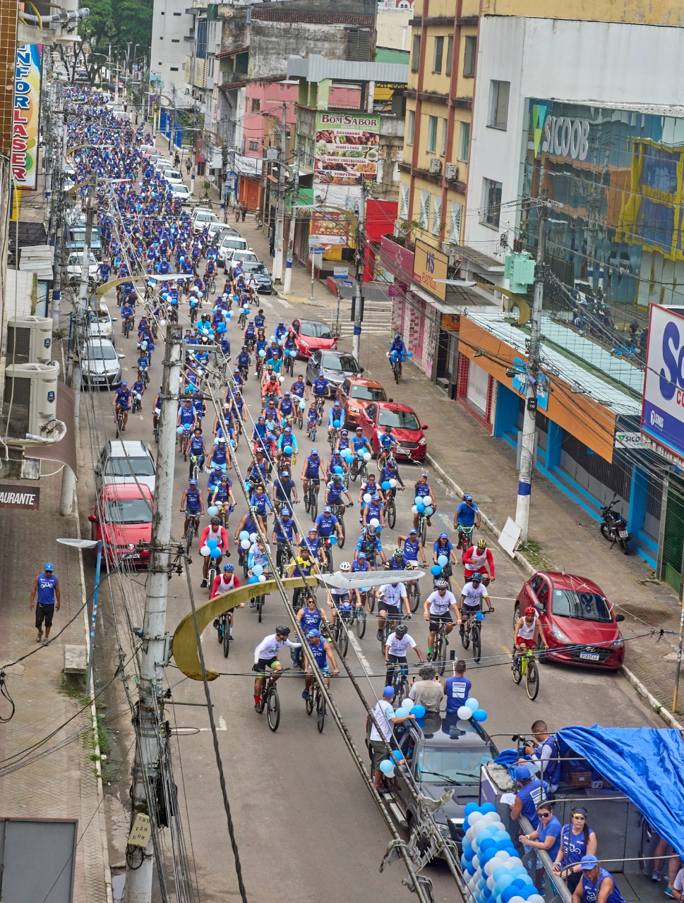 Blue Cyclist Tour in Itabuna Brazil