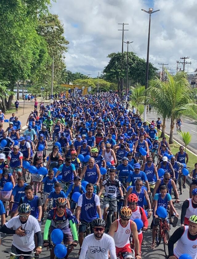 Blue Cyclist Tour in Itabuna Brazil