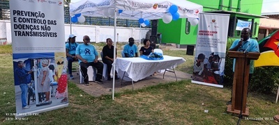 Ceremony of the World diabetes day in Quelimane