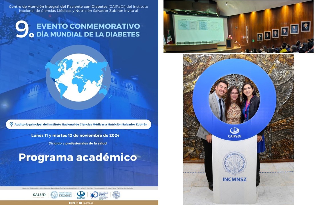 9th World Diabetes Day Commemorative Event CAIPaDi INCMNSZ Mexico City