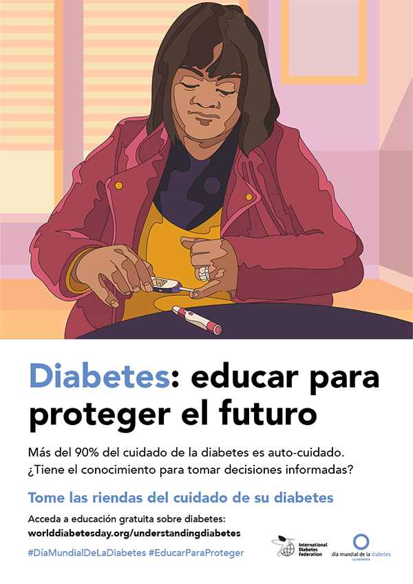 WDD 2022 people with diabetes poster 3 Spanish